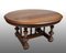 Antiker Ovaler Henry II Tisch aus Nussholz, Frankreich, 19. Jh. 1