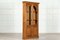 English Oak Arched Glazed Bookcase Cabinets, Set of 2 12