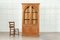 English Oak Arched Glazed Bookcase Cabinets, Set of 2, Image 6