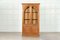 English Oak Arched Glazed Bookcase Cabinets, Set of 2 10