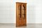 English Oak Arched Glazed Bookcase Cabinets, Set of 2 9