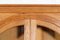 English Oak Arched Glazed Bookcase Cabinets, Set of 2, Image 15