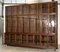 Large Oak Glazed Haberdashery Bookcase Cabinet, 1890 2