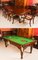 Antique Victorian Snooker / Dining Table & Chairs, 1900s, Set of 9 20