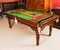 Antique Victorian Snooker / Dining Table & Chairs, 1900s, Set of 9 6