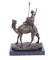 Vintage Beduinenkrieger auf Kamel Bronzeskulptur nach Agathon Léonard, 20. Jahrhundert 8