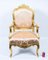 Vergoldete französische Vintage Louis XV Revival Armlehnstühle, 1980er, 2er Set 15