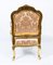 Vergoldete französische Vintage Louis XV Revival Armlehnstühle, 1980er, 2er Set 14