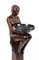 Vintage Biba Bronze Deco Lady Skulptur, 1980er 3