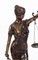 Estatua de la Dama de la Justicia de 1,2 m, siglo XX, bronce, Imagen 7