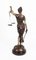 4ft Lady Justice Statue, 20. Jh., Bronze 10