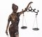 4ft Lady Justice Statue, 20. Jh., Bronze 6