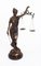 Estatua de la Dama de la Justicia de 1,2 m, siglo XX, bronce, Imagen 17