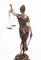 Estatua de la Dama de la Justicia de 1,2 m, siglo XX, bronce, Imagen 11