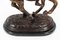 Polospieler Skulptur eines galoppierenden Pferdes, 20. Jh., Bronze 4