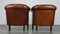 Sheep Leather Club Chairs, Set of 2 4