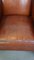 Sheep Leather Club Chairs, Set of 2, Image 6