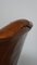 Brown Leather Wing Chair, Image 12