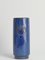 Blaue Vase aus Steingut von Maria Philippi für South Holm, 1960er 7