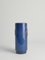 Blaue Vase aus Steingut von Maria Philippi für South Holm, 1960er 6