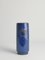 Blaue Vase aus Steingut von Maria Philippi für South Holm, 1960er 3