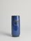 Blaue Vase aus Steingut von Maria Philippi für South Holm, 1960er 5