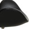 Sedia Swan vintage ad altezza regolabile in pelle nera di Arne Jacobsen, anni '60, Immagine 12