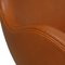 Egg Chair in Walnut Grace Leather by Arne Jacobsen, Image 15