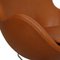 Egg Chair in Walnut Grace Leather by Arne Jacobsen, Image 11