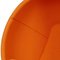 Sedia Ball bianca in tessuto Hallingdal arancione di Eero Aarino, inizio XXI secolo, Immagine 8