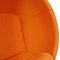 Sedia Ball bianca in tessuto Hallingdal arancione di Eero Aarino, inizio XXI secolo, Immagine 6