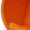 Sedia Ball bianca in tessuto Hallingdal arancione, inizio XXI secolo, Immagine 15