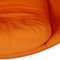 Weißer Ball Chair aus orangefarbenem Hallingdal Stoff, 2000er 14