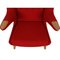 Papa Bear Chair in Red Hallingdal Fabric by Hans Wegner, 1980s, Image 6