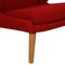 Papa Bear Chair in Red Hallingdal Fabric by Hans Wegner, 1980s, Image 11