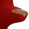 Papa Bear Chair in Red Hallingdal Fabric by Hans Wegner, 1980s, Image 14