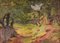 Bertrand Py, The Clearing, pintura al óleo sobre lienzo, 1946, enmarcado, Imagen 2