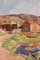 Bertrand Py, Riverside Path, Dipinto ad olio su tela, Metà del XX secolo, Incorniciato, Immagine 4