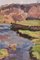 Bertrand Py, Riverside Path, Dipinto ad olio su tela, Metà del XX secolo, Incorniciato, Immagine 5