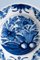 Blauweißer Teller mit Blumenmuster von Dutch Delftware 2