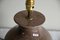 Brown Glazed Pottery Lamp 3