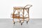 Mid-Century Bamboo and Rattan Bar Cart in the style of Bonacina, 1960s 10