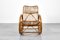 Mid-Century Bamboo and Rattan Rocking Chair by Franco Albini, 1960s, Image 11