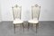 Mid-Century High Espalier Dining Chairs in Brass by G. Descalzi, 1950s, Set of 6 13