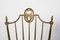 Mid-Century High Espalier Dining Chairs in Brass by G. Descalzi, 1950s, Set of 6 14