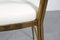 Mid-Century High Espalier Dining Chairs in Brass by G. Descalzi, 1950s, Set of 6 19