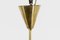 Italian Brass Chandelier by A. Lelii for Arredoluce, 1950s 8
