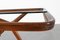Mid-Century Curved Wooden Serving Bar Cart by Cesare Lacca, 1950s 17