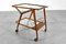 Mid-Century Curved Wooden Serving Bar Cart by Cesare Lacca, 1950s 9