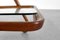 Mid-Century Curved Wooden Serving Bar Cart by Cesare Lacca, 1950s 16